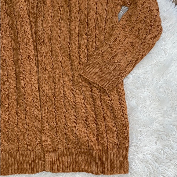 SHEIN • Rust Knit Cardigan - Picture 4 of 7